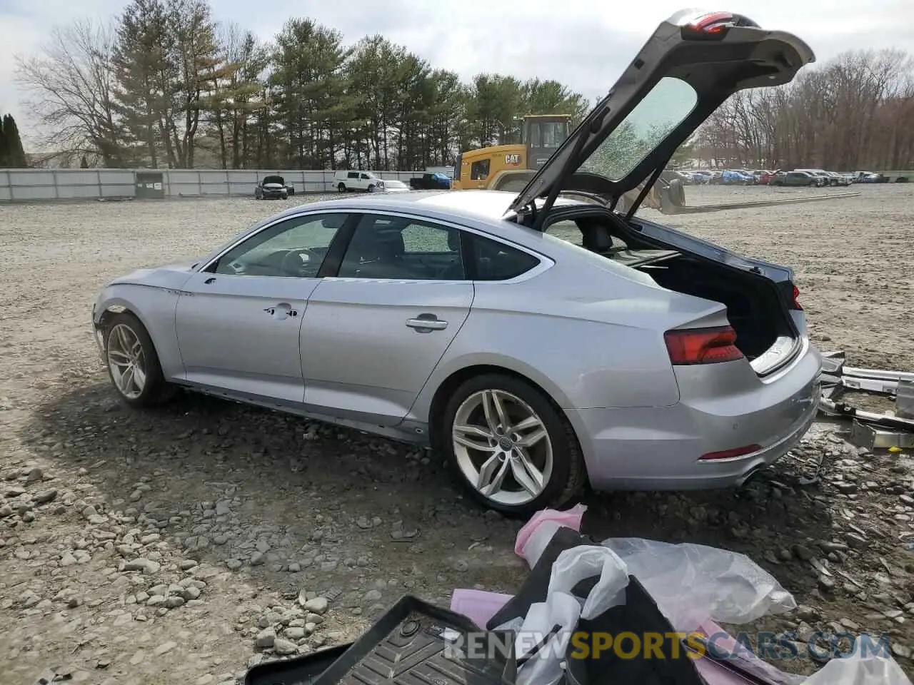 2 Photograph of a damaged car WAUBNCF5XKA022421 AUDI A5 2019