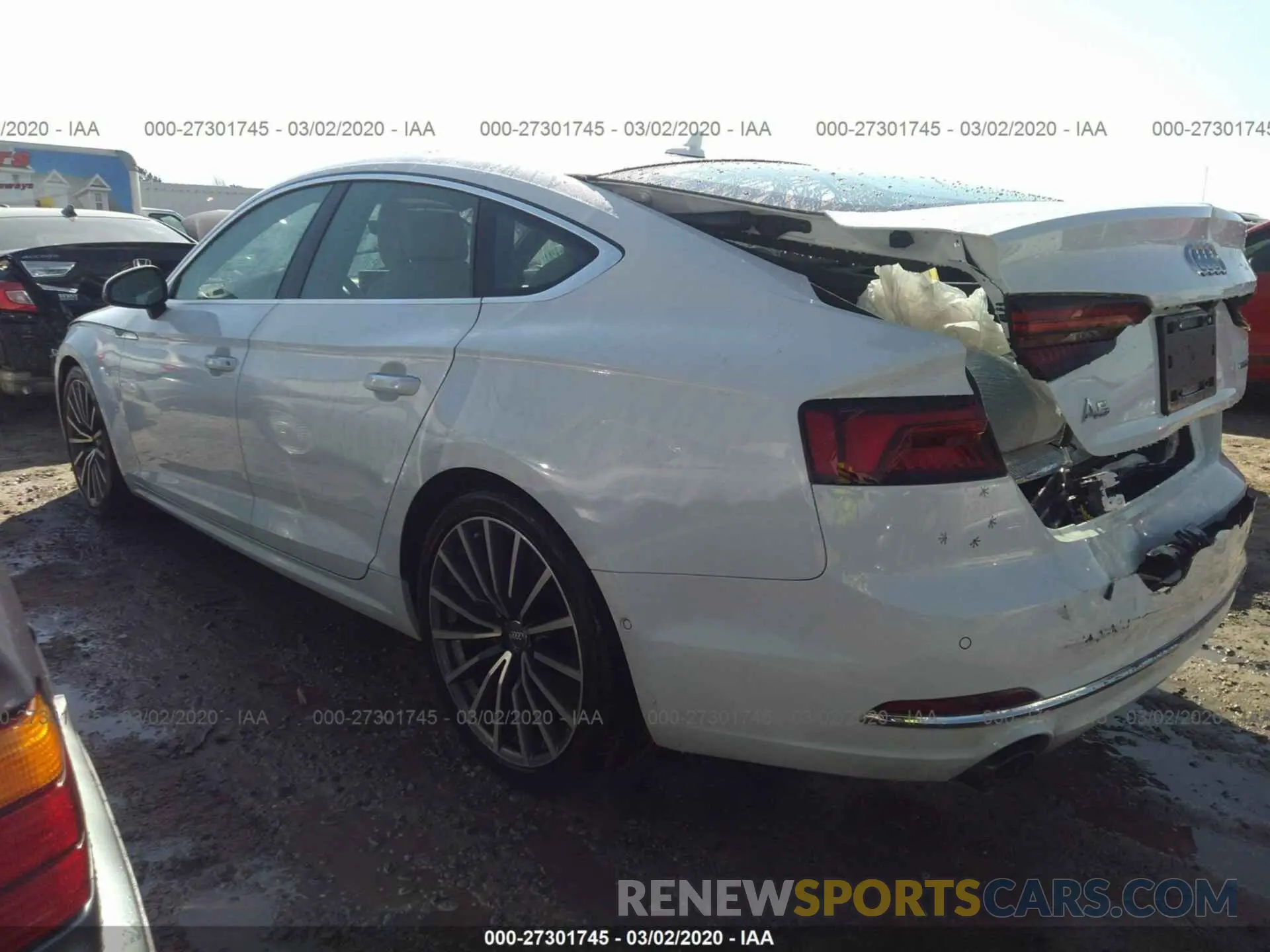 3 Photograph of a damaged car WAUCNCF56KA014434 AUDI A5 2019