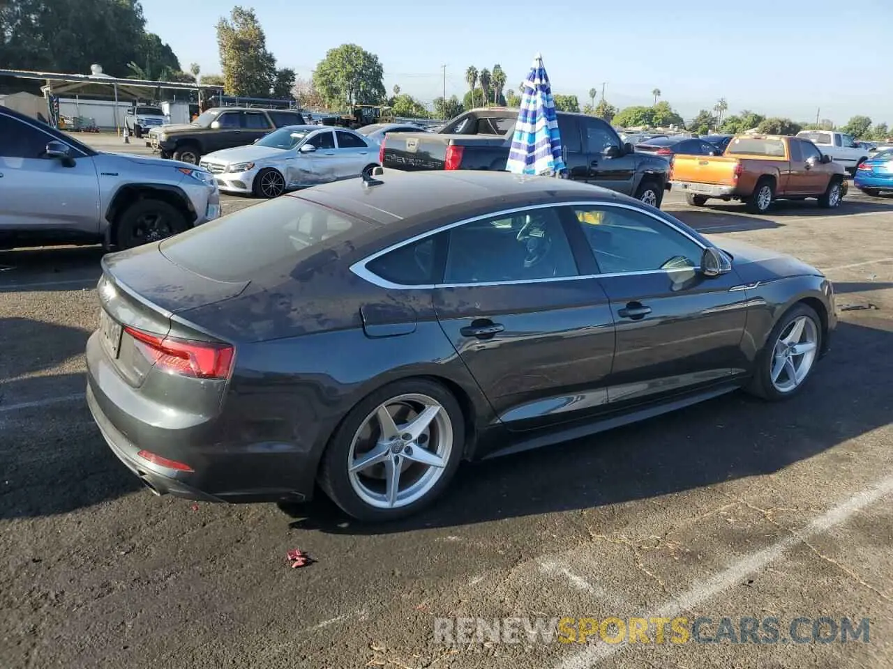 3 Photograph of a damaged car WAUDNCF57KA057913 AUDI A5 2019