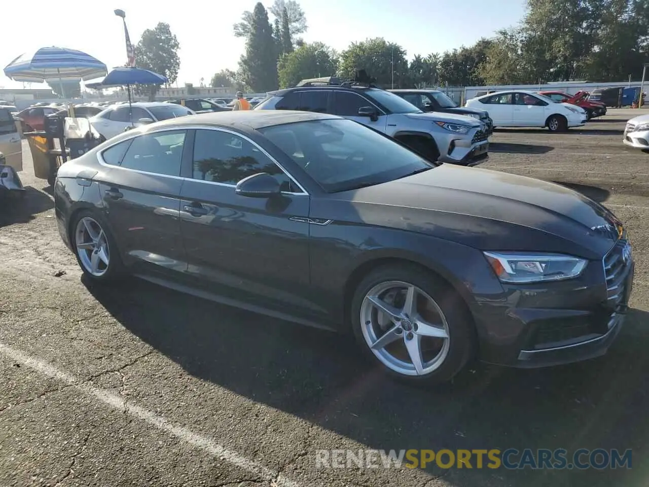 4 Photograph of a damaged car WAUDNCF57KA057913 AUDI A5 2019