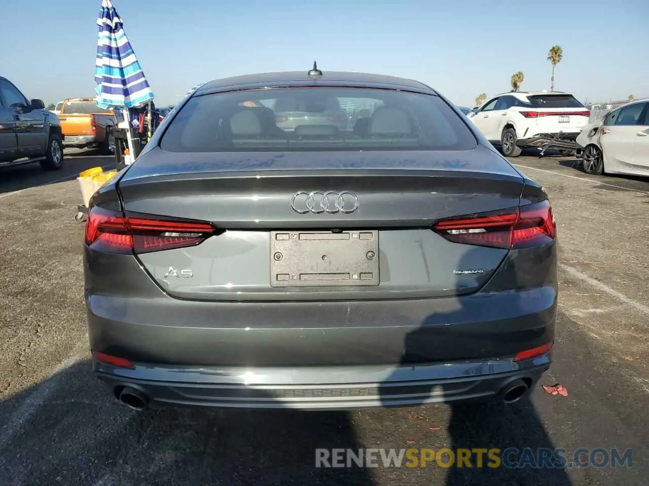 6 Photograph of a damaged car WAUDNCF57KA057913 AUDI A5 2019