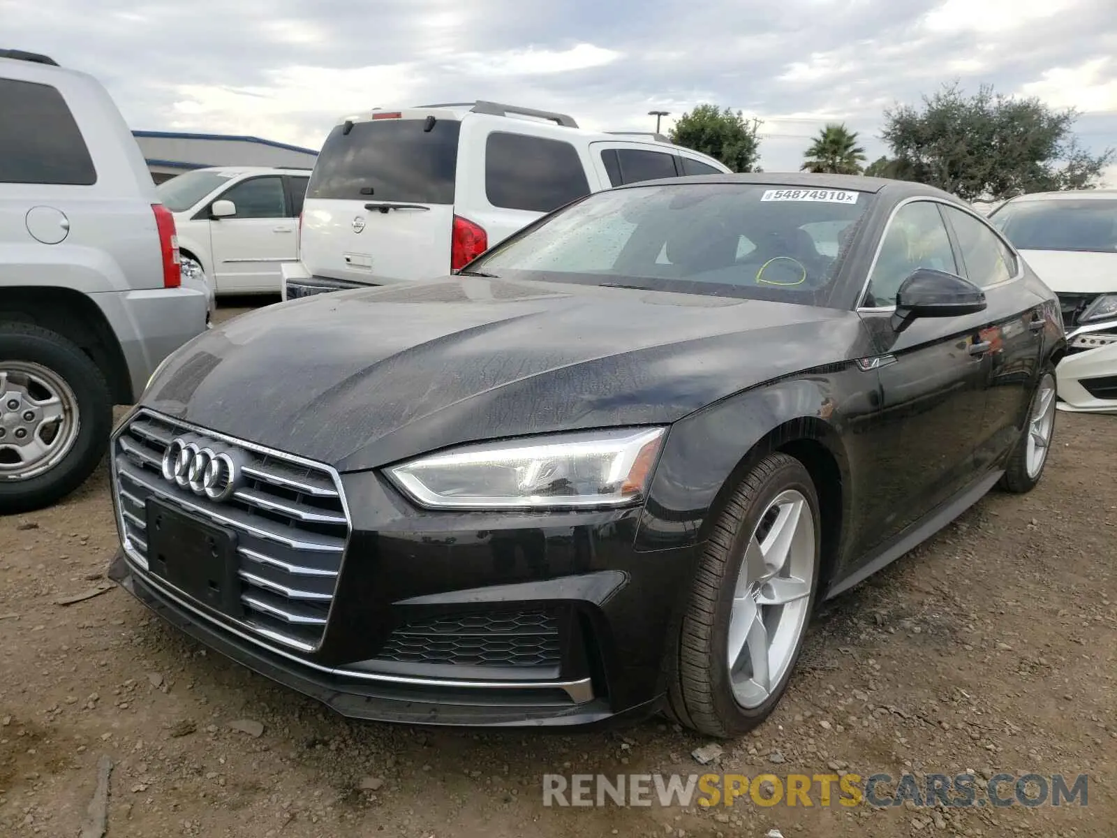 2 Photograph of a damaged car WAUDNCF57KA064697 AUDI A5 2019
