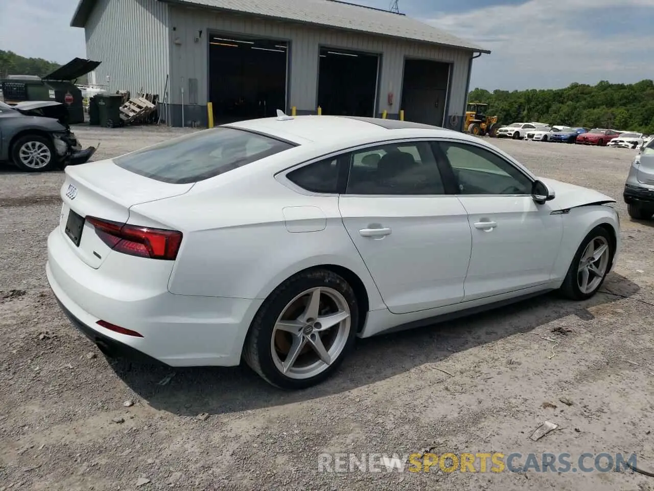 3 Photograph of a damaged car WAUDNCF58KA095943 AUDI A5 2019