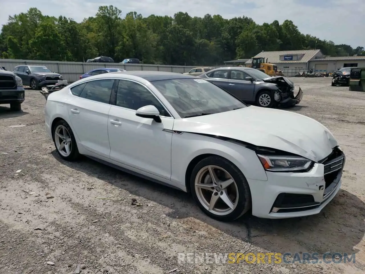 4 Photograph of a damaged car WAUDNCF58KA095943 AUDI A5 2019