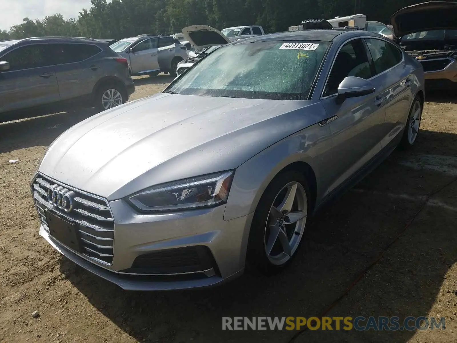 2 Photograph of a damaged car WAUDNCF5XKA026218 AUDI A5 2019