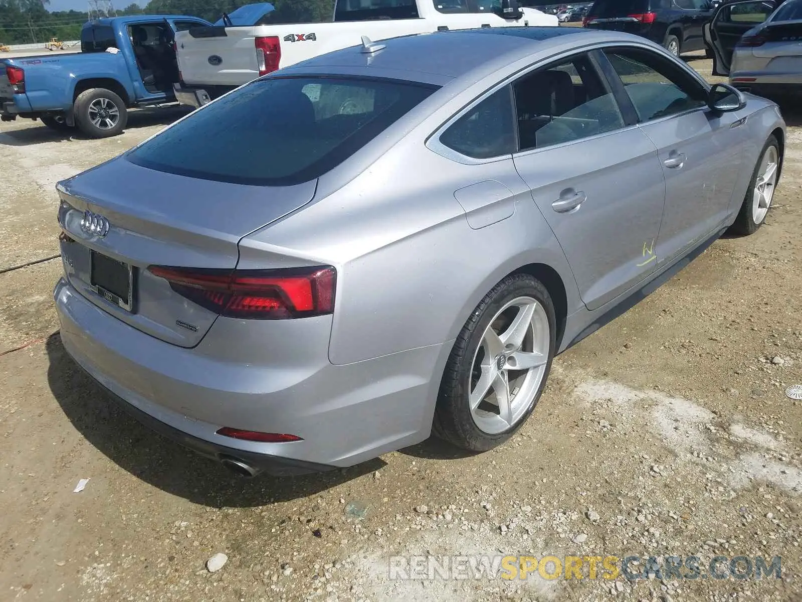 4 Photograph of a damaged car WAUDNCF5XKA026218 AUDI A5 2019