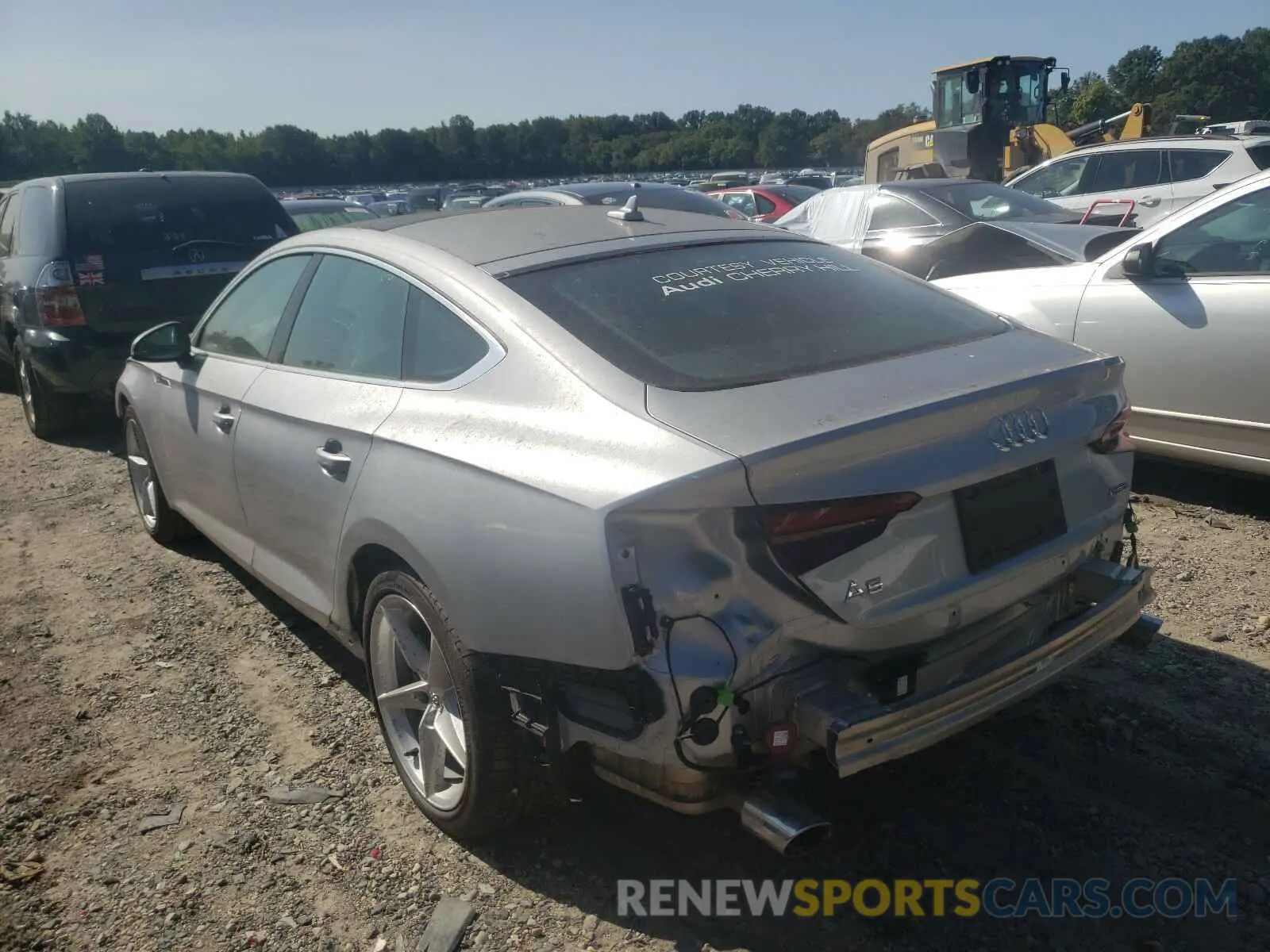 3 Photograph of a damaged car WAUENCF51KA065607 AUDI A5 2019