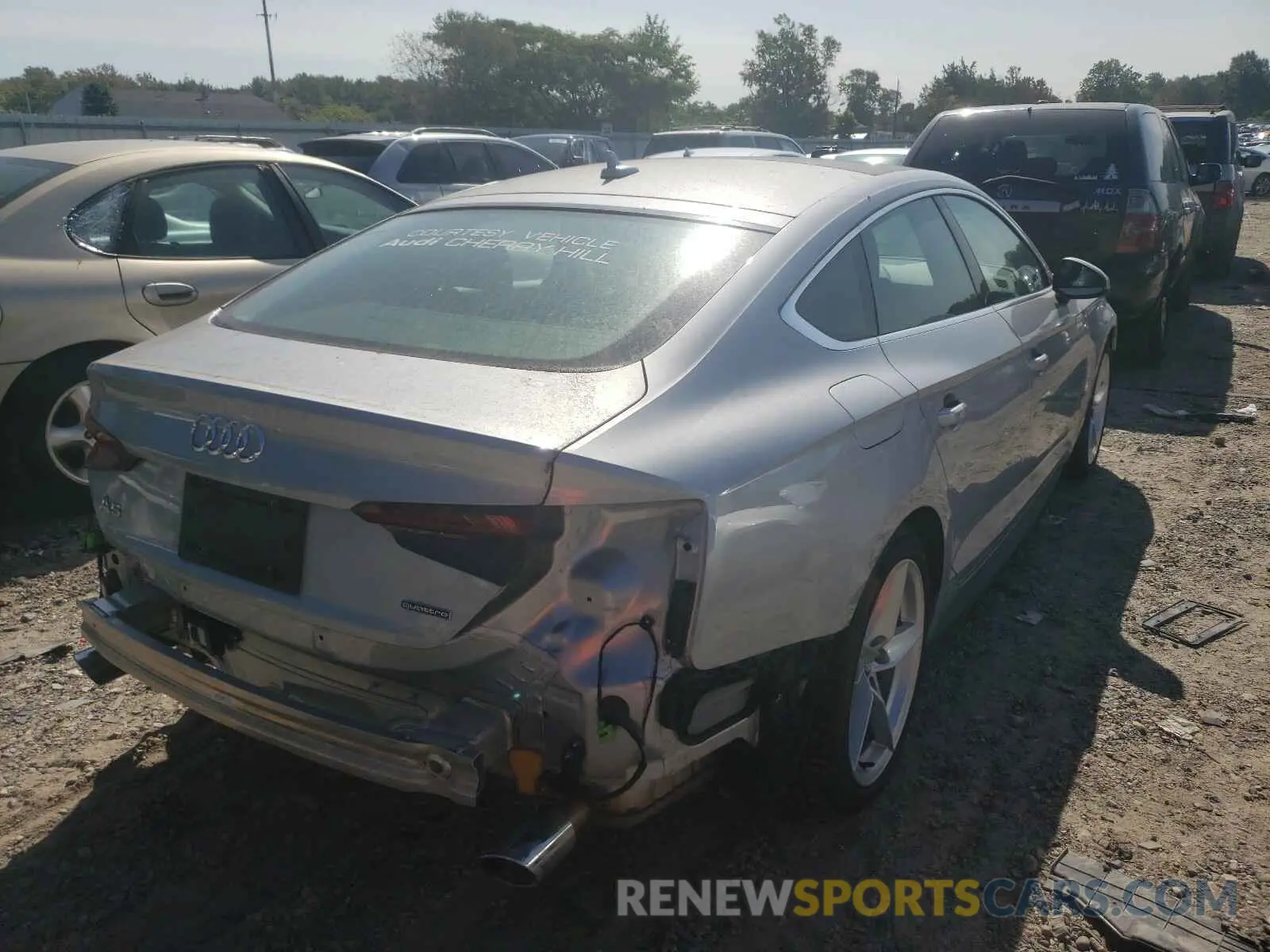 4 Photograph of a damaged car WAUENCF51KA065607 AUDI A5 2019