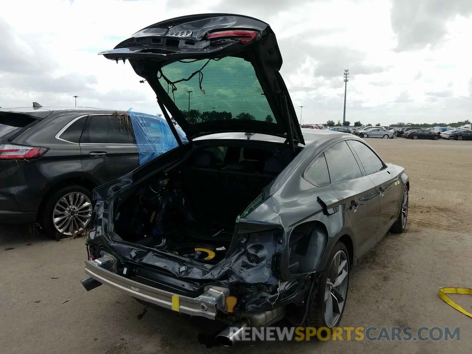 4 Photograph of a damaged car WAUENCF52KA064952 AUDI A5 2019
