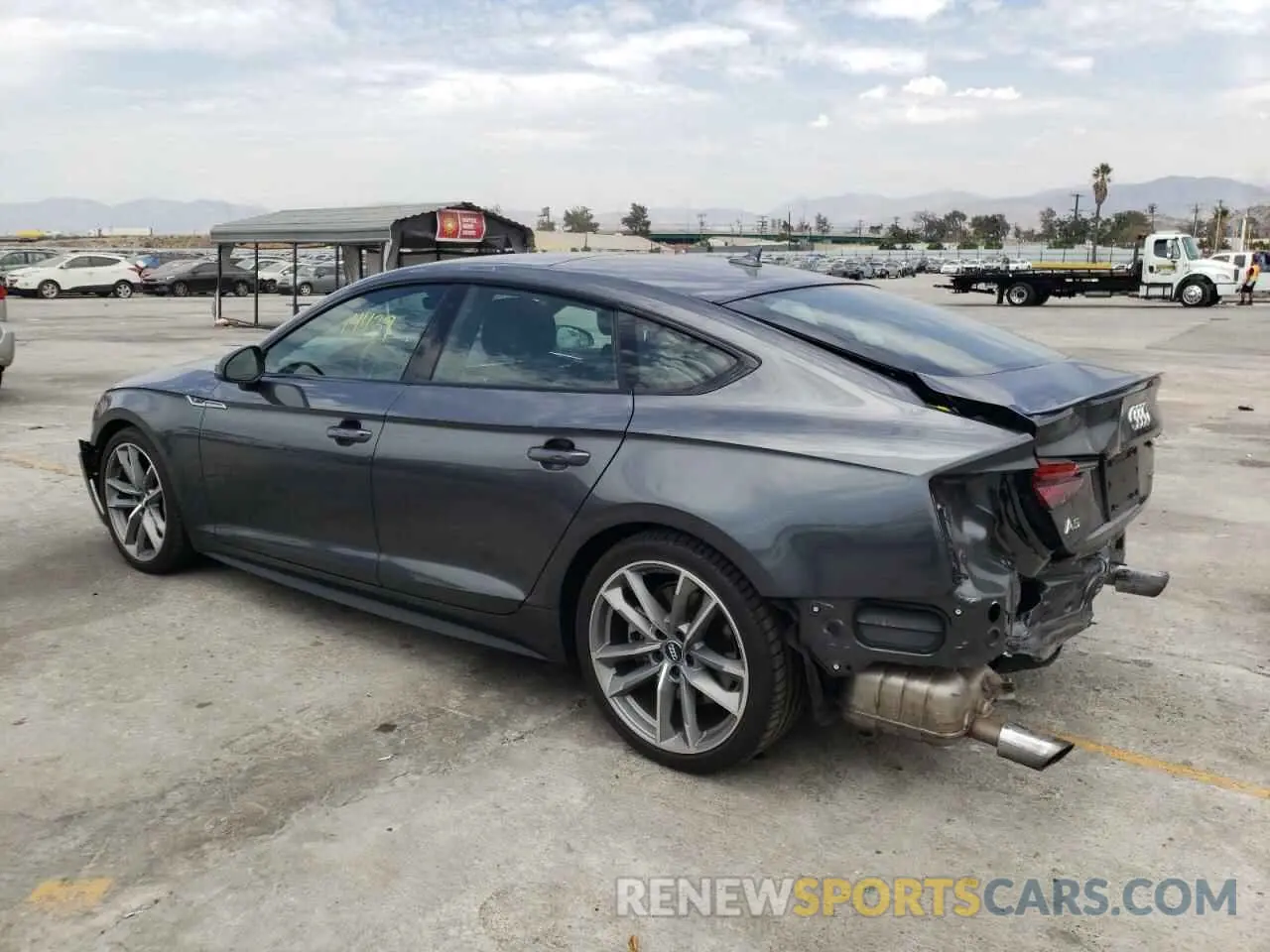 3 Photograph of a damaged car WAUENCF52KA092993 AUDI A5 2019