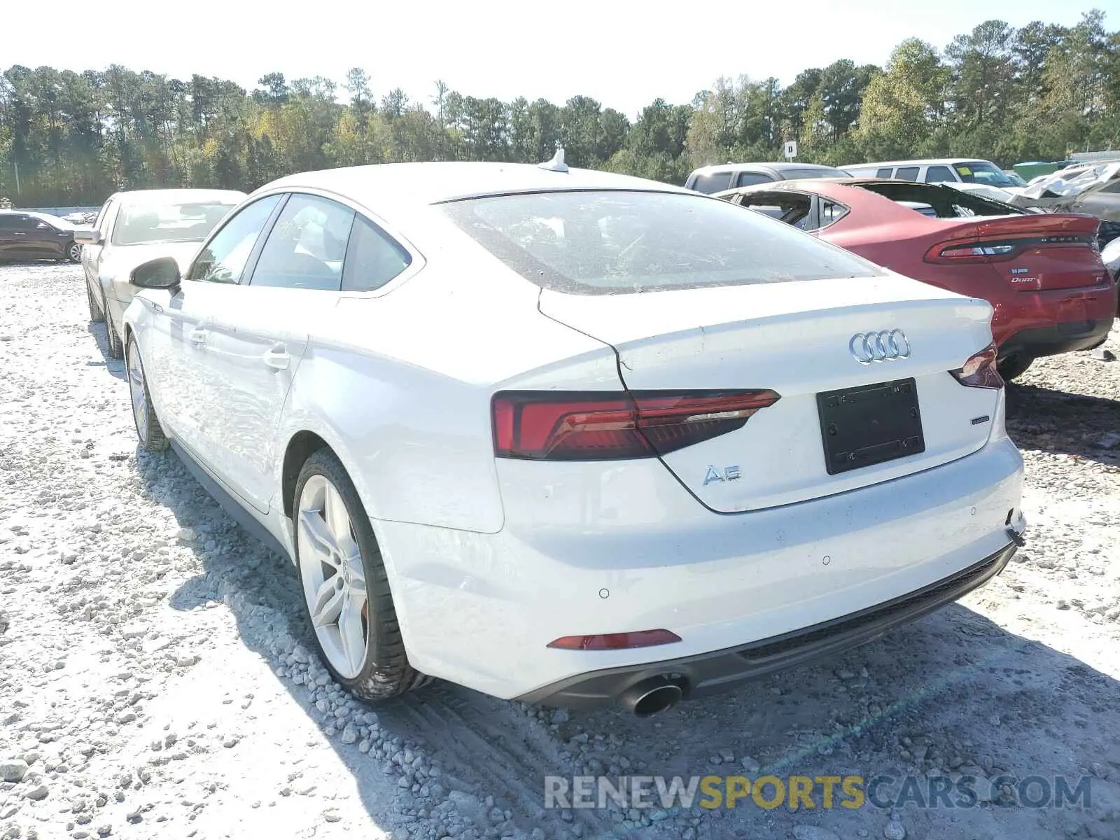 3 Photograph of a damaged car WAUENCF53KA072963 AUDI A5 2019