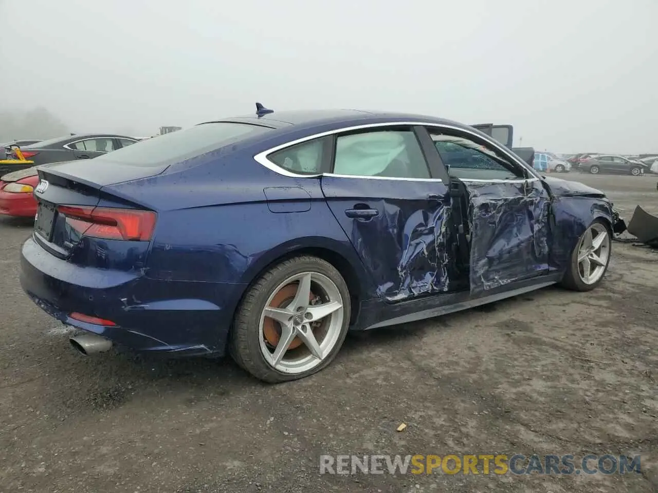 3 Photograph of a damaged car WAUENCF54KA020743 AUDI A5 2019