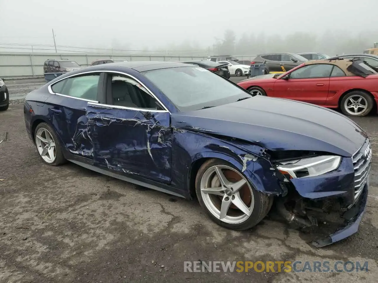 4 Photograph of a damaged car WAUENCF54KA020743 AUDI A5 2019