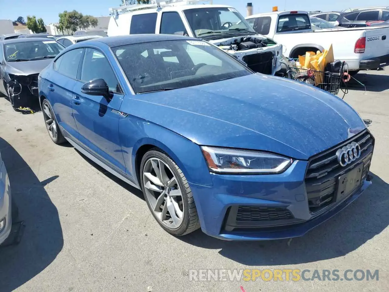 4 Photograph of a damaged car WAUENCF55KA011727 AUDI A5 2019