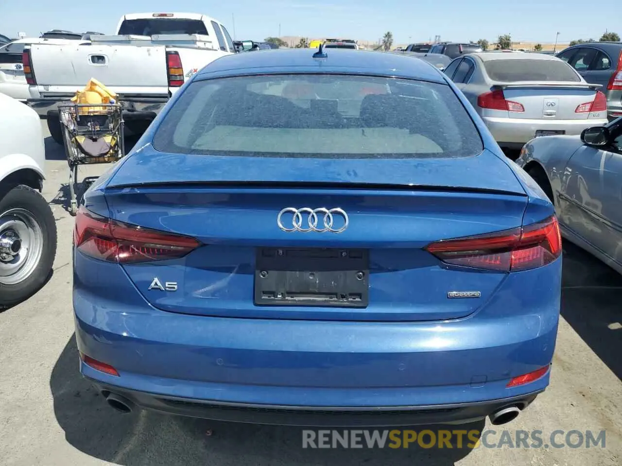 6 Photograph of a damaged car WAUENCF55KA011727 AUDI A5 2019