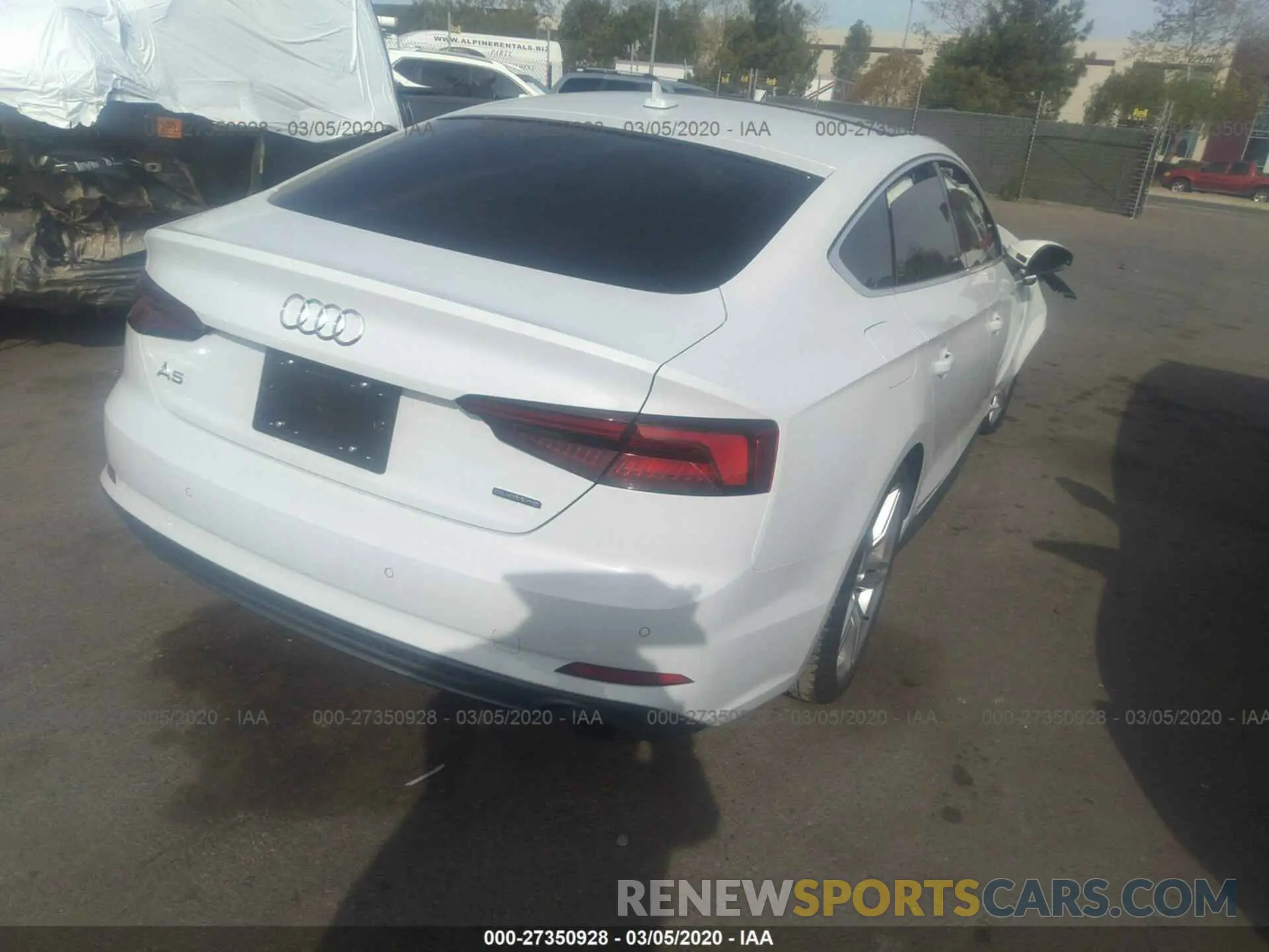4 Photograph of a damaged car WAUENCF55KA066307 AUDI A5 2019