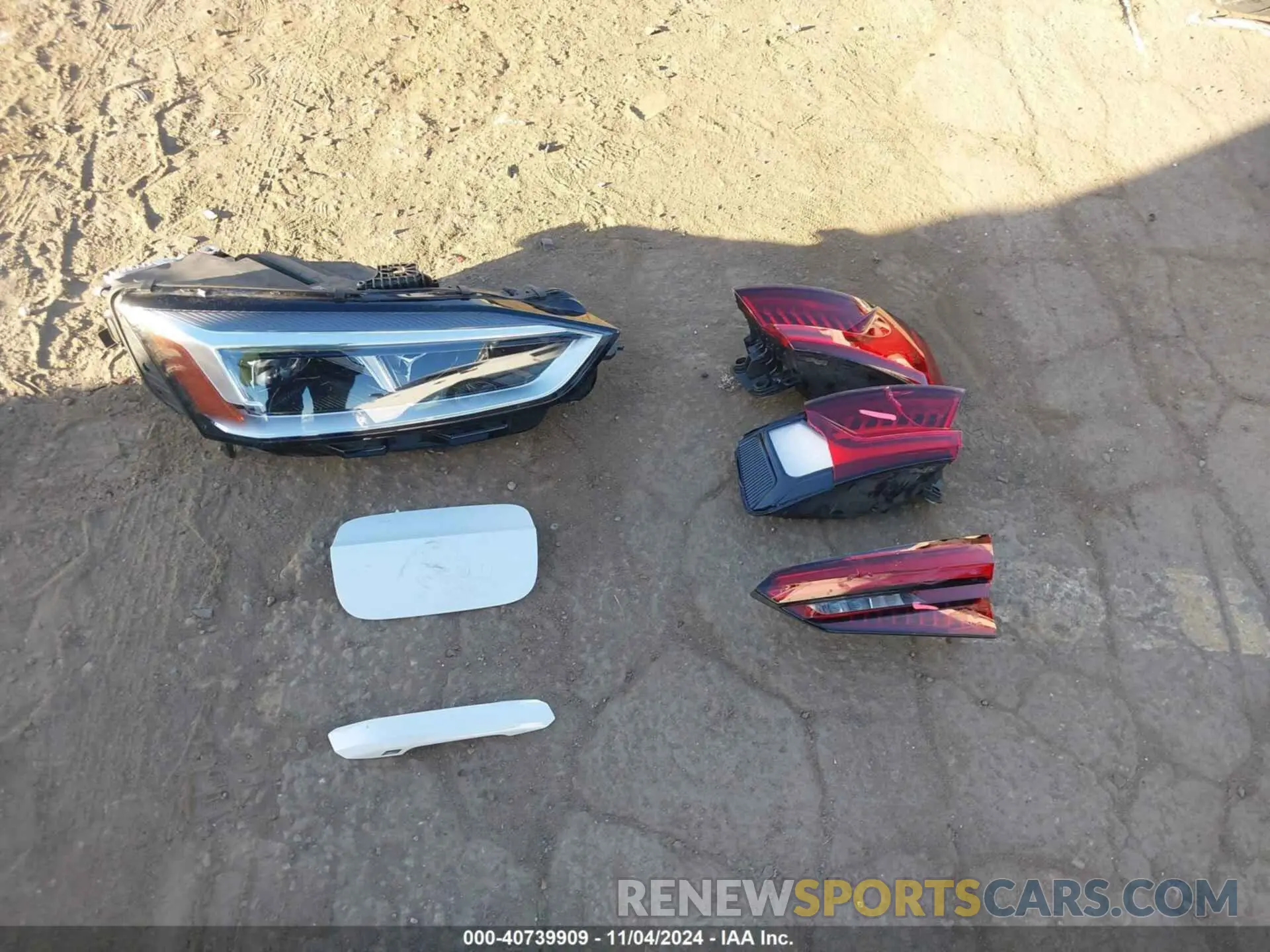 11 Photograph of a damaged car WAUENCF55KA091952 AUDI A5 2019