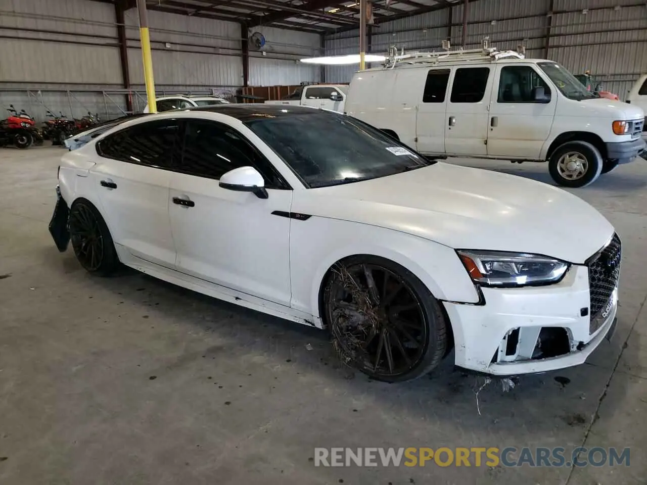 4 Photograph of a damaged car WAUENCF56KA009064 AUDI A5 2019