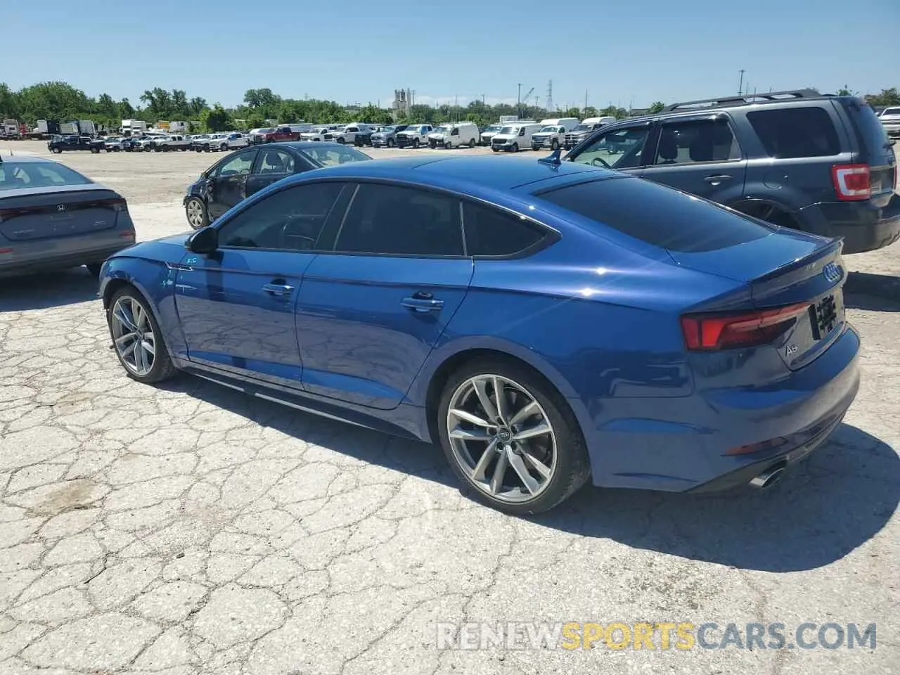 2 Photograph of a damaged car WAUENCF56KA010165 AUDI A5 2019