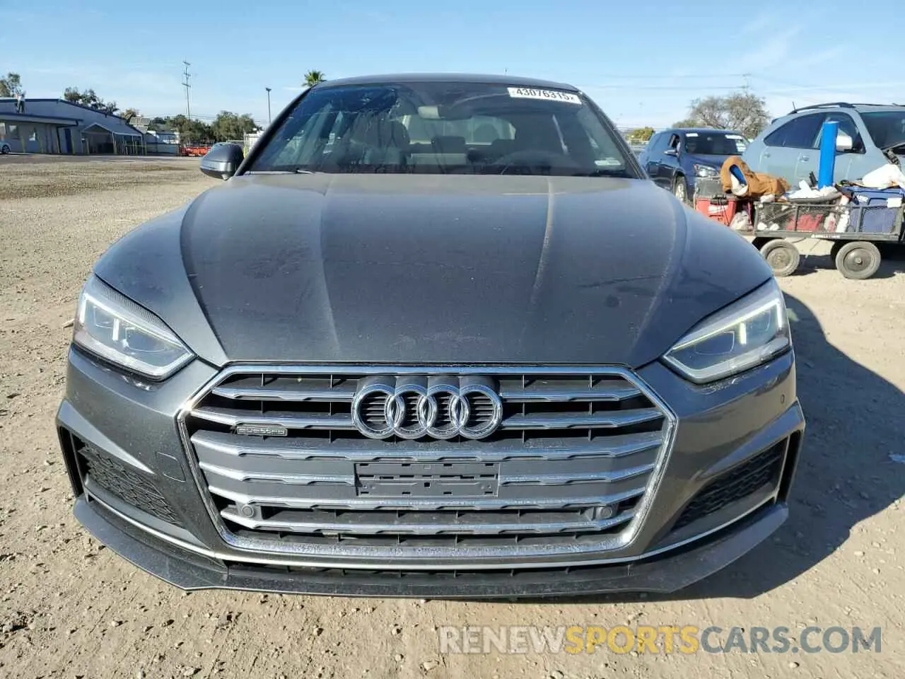 5 Фотография поврежденного автомобиля WAUENCF56KA016306 AUDI A5 2019