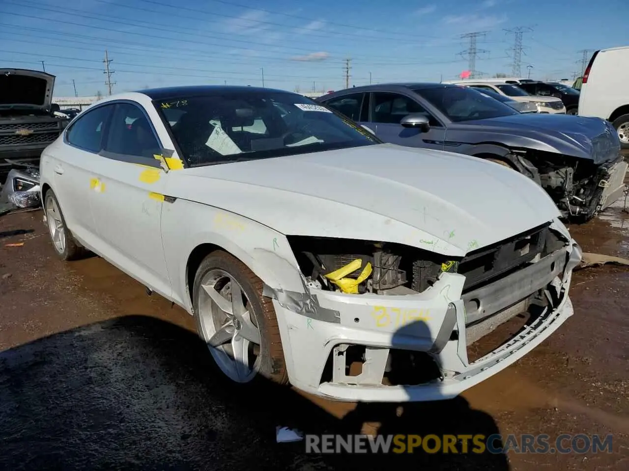 4 Photograph of a damaged car WAUENCF56KA077381 AUDI A5 2019
