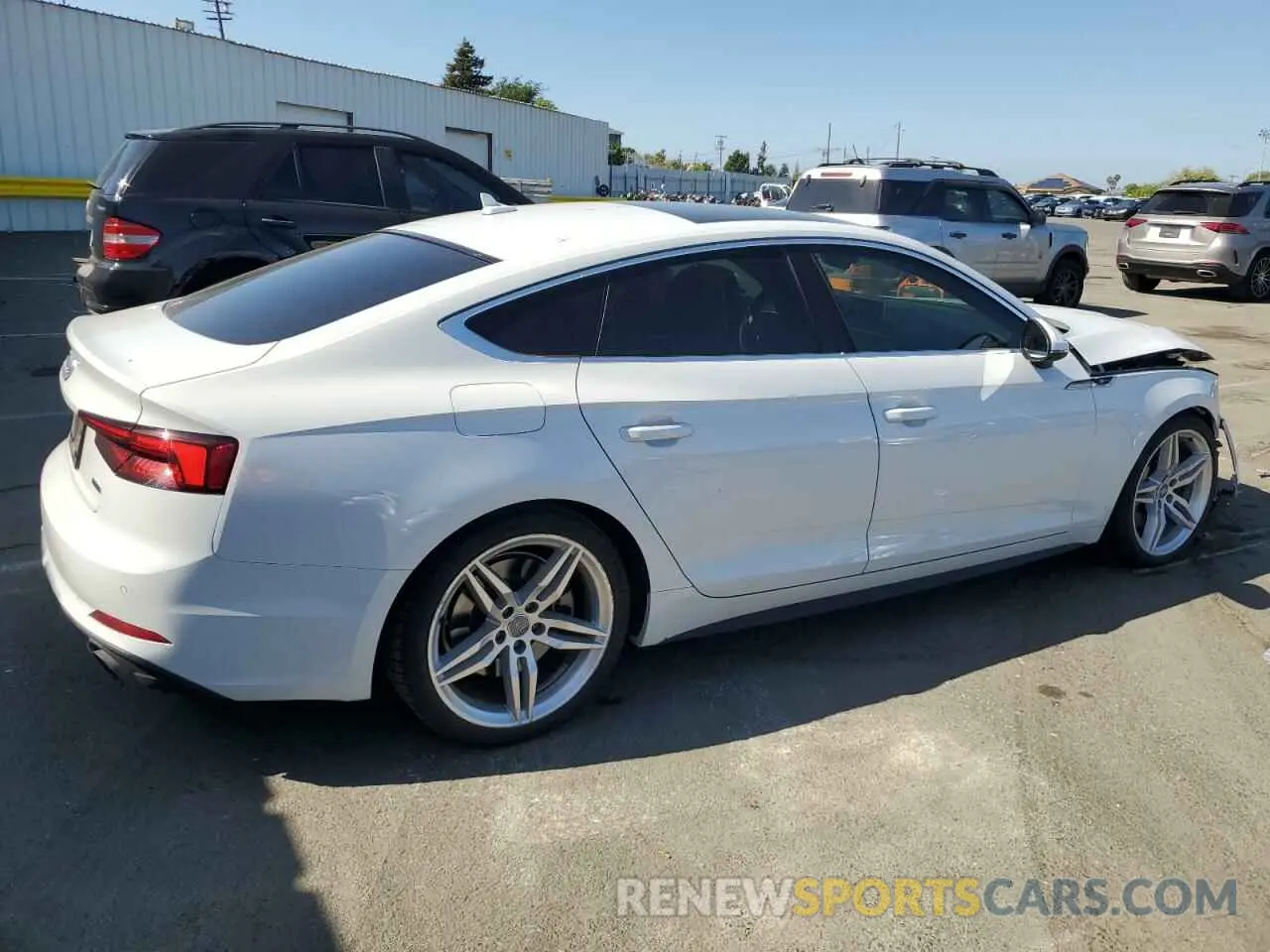3 Photograph of a damaged car WAUENCF57KA018873 AUDI A5 2019