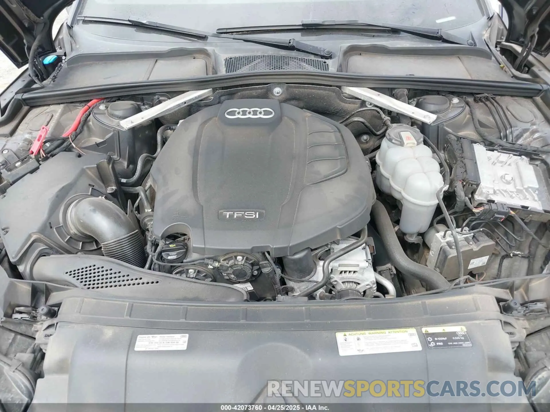 10 Photograph of a damaged car WAUENCF57KA059195 AUDI A5 2019