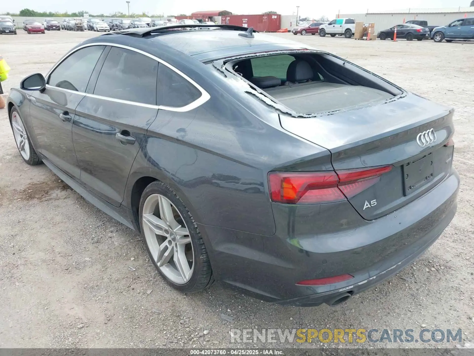 3 Photograph of a damaged car WAUENCF57KA059195 AUDI A5 2019