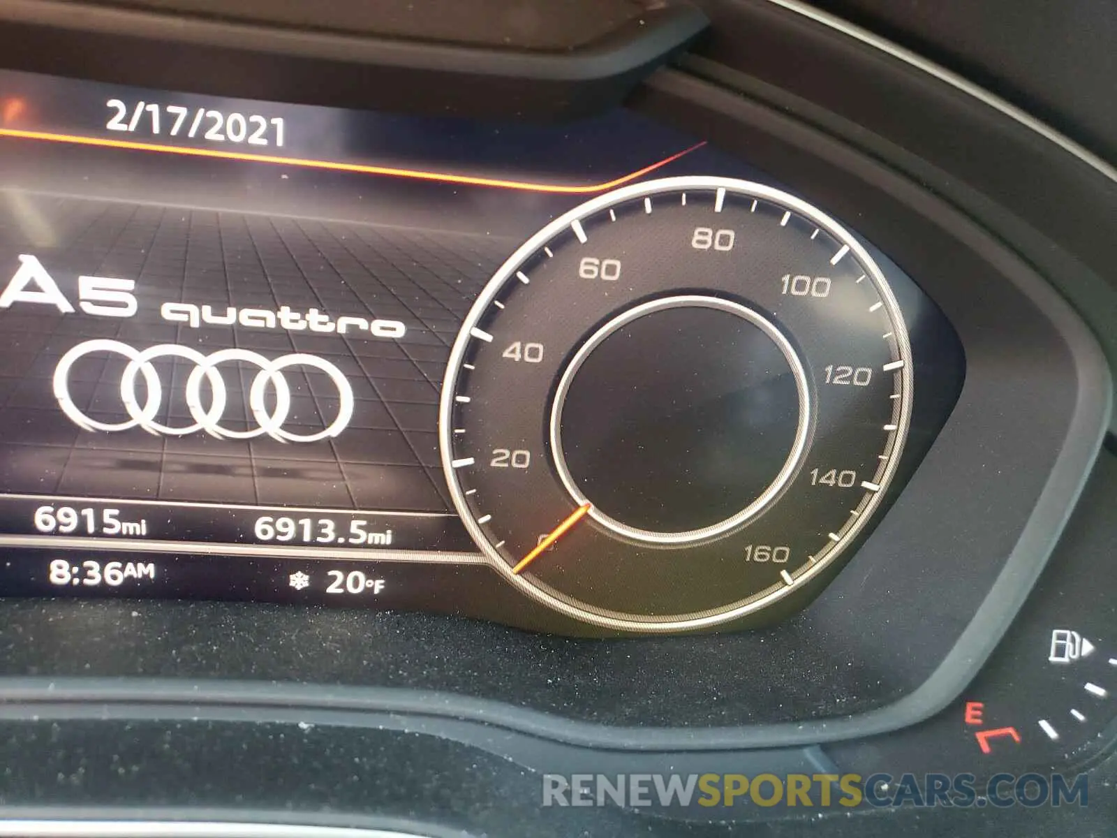 8 Photograph of a damaged car WAUENCF58KA029283 AUDI A5 2019