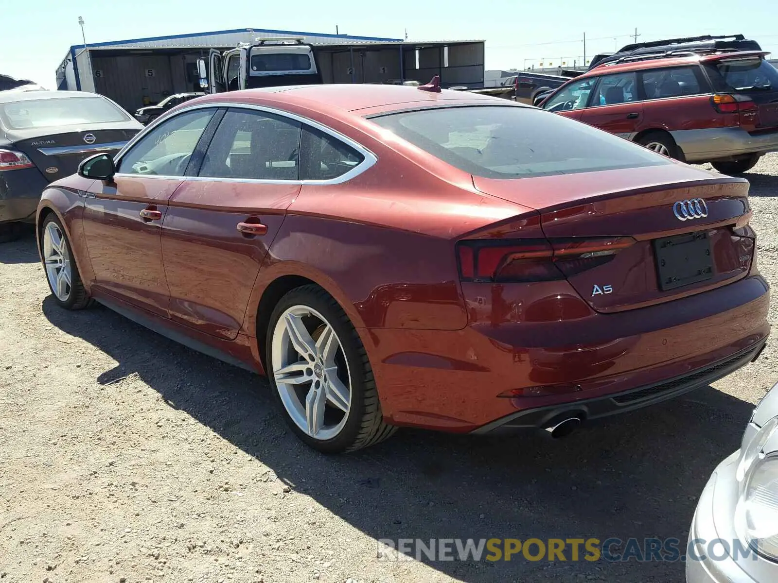 3 Photograph of a damaged car WAUENCF58KA068844 AUDI A5 2019