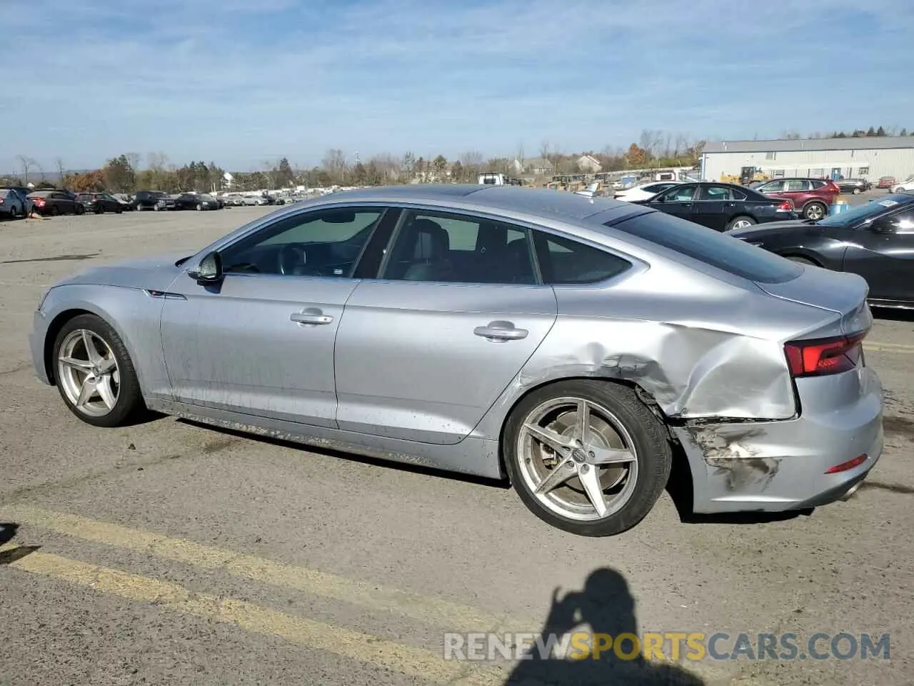 2 Photograph of a damaged car WAUENCF59KA040843 AUDI A5 2019