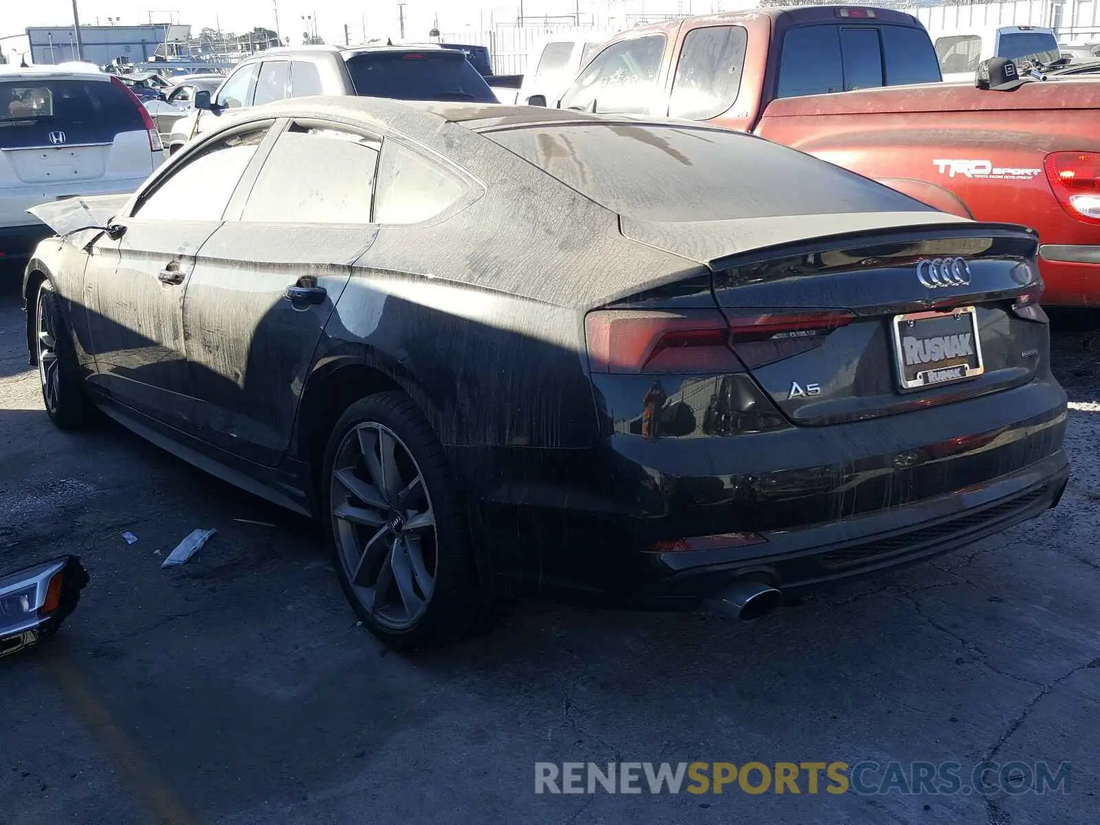 3 Photograph of a damaged car WAUENCF59KA050580 AUDI A5 2019