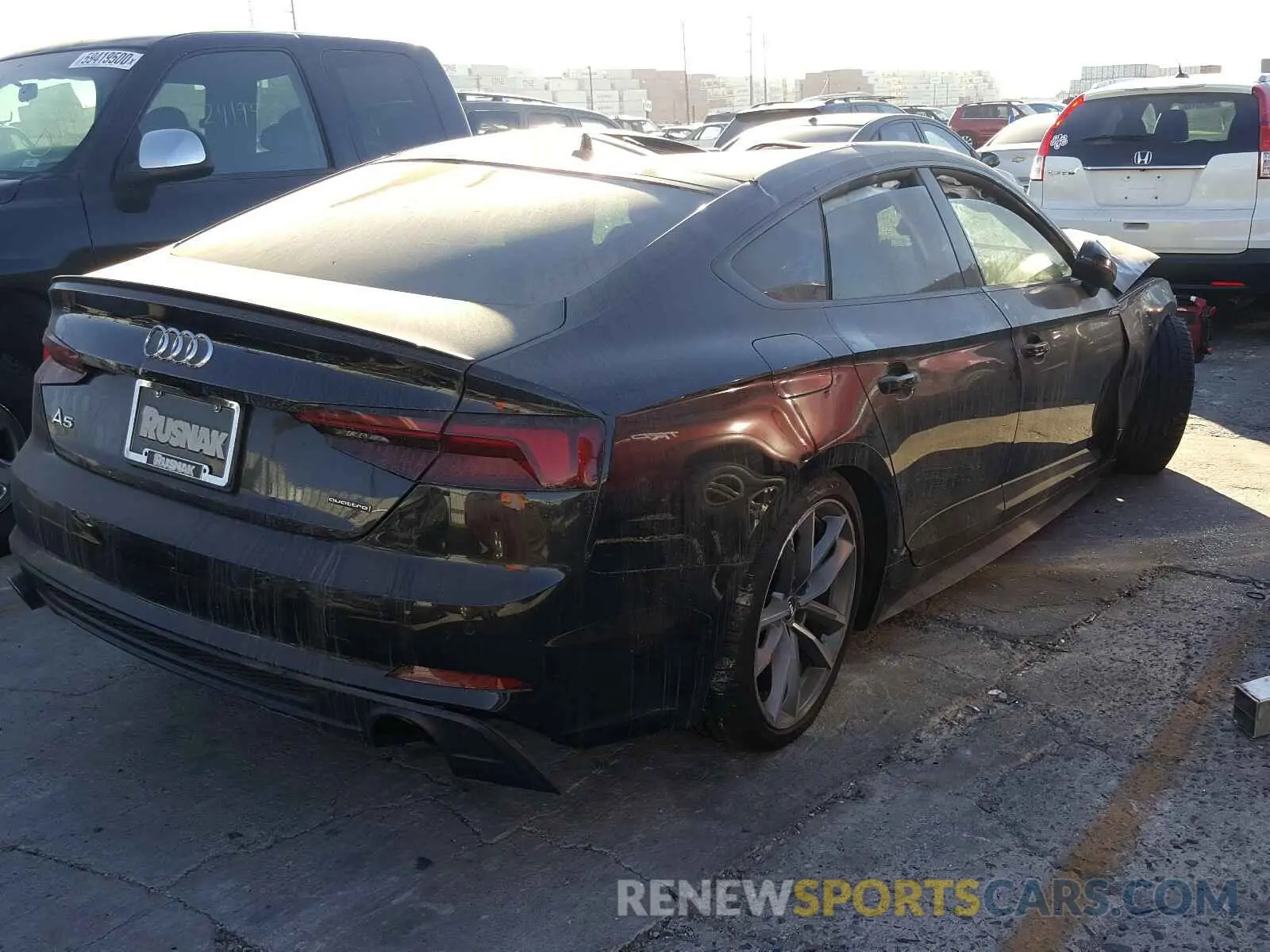 4 Photograph of a damaged car WAUENCF59KA050580 AUDI A5 2019