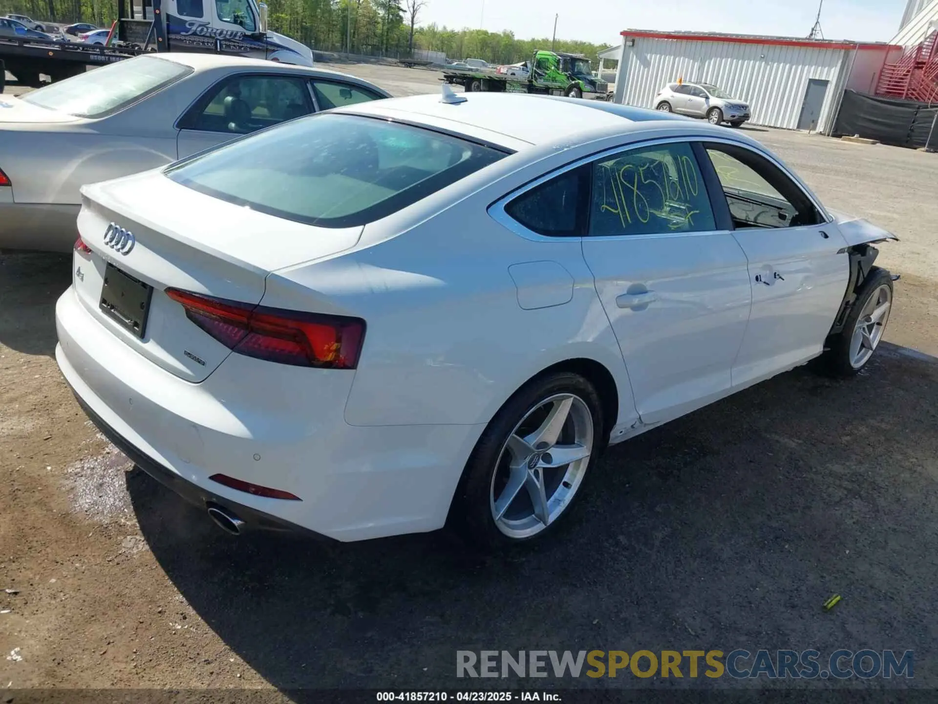 4 Photograph of a damaged car WAUENCF59KA097799 AUDI A5 2019