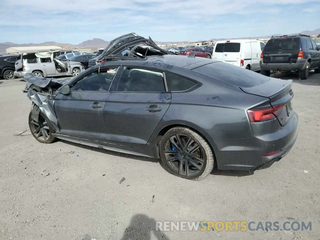 2 Photograph of a damaged car WAUENCF5XKA009763 AUDI A5 2019