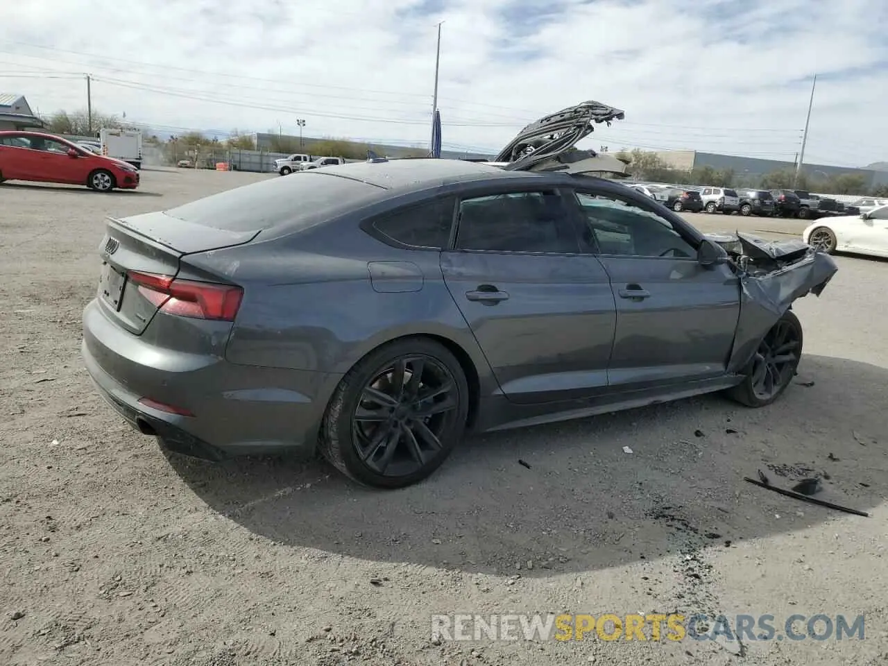 3 Photograph of a damaged car WAUENCF5XKA009763 AUDI A5 2019
