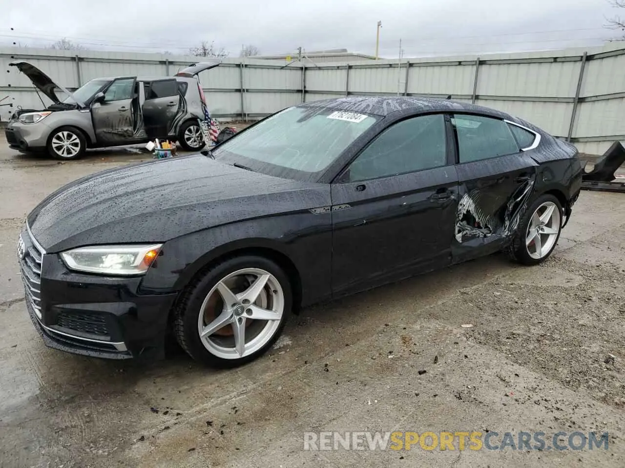 1 Photograph of a damaged car WAUENCF5XKA037644 AUDI A5 2019
