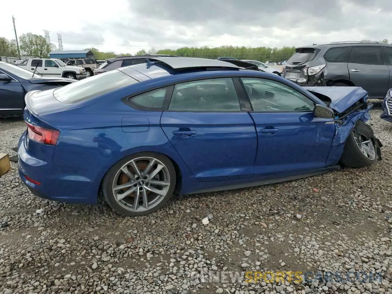 3 Photograph of a damaged car WAUENDF55KA008896 AUDI A5 2019