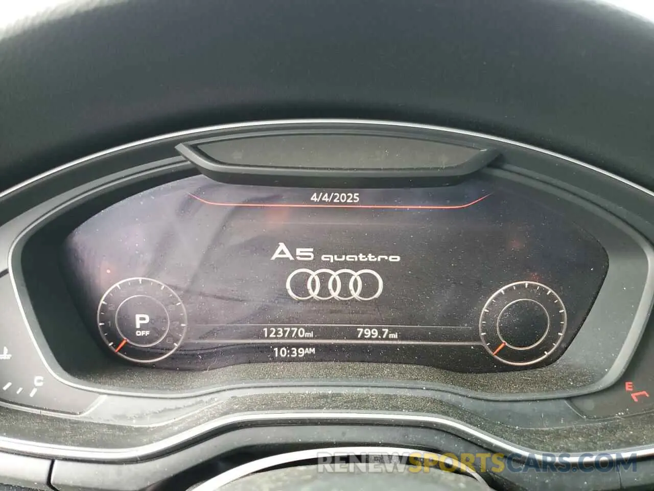 9 Photograph of a damaged car WAUENDF55KA008896 AUDI A5 2019