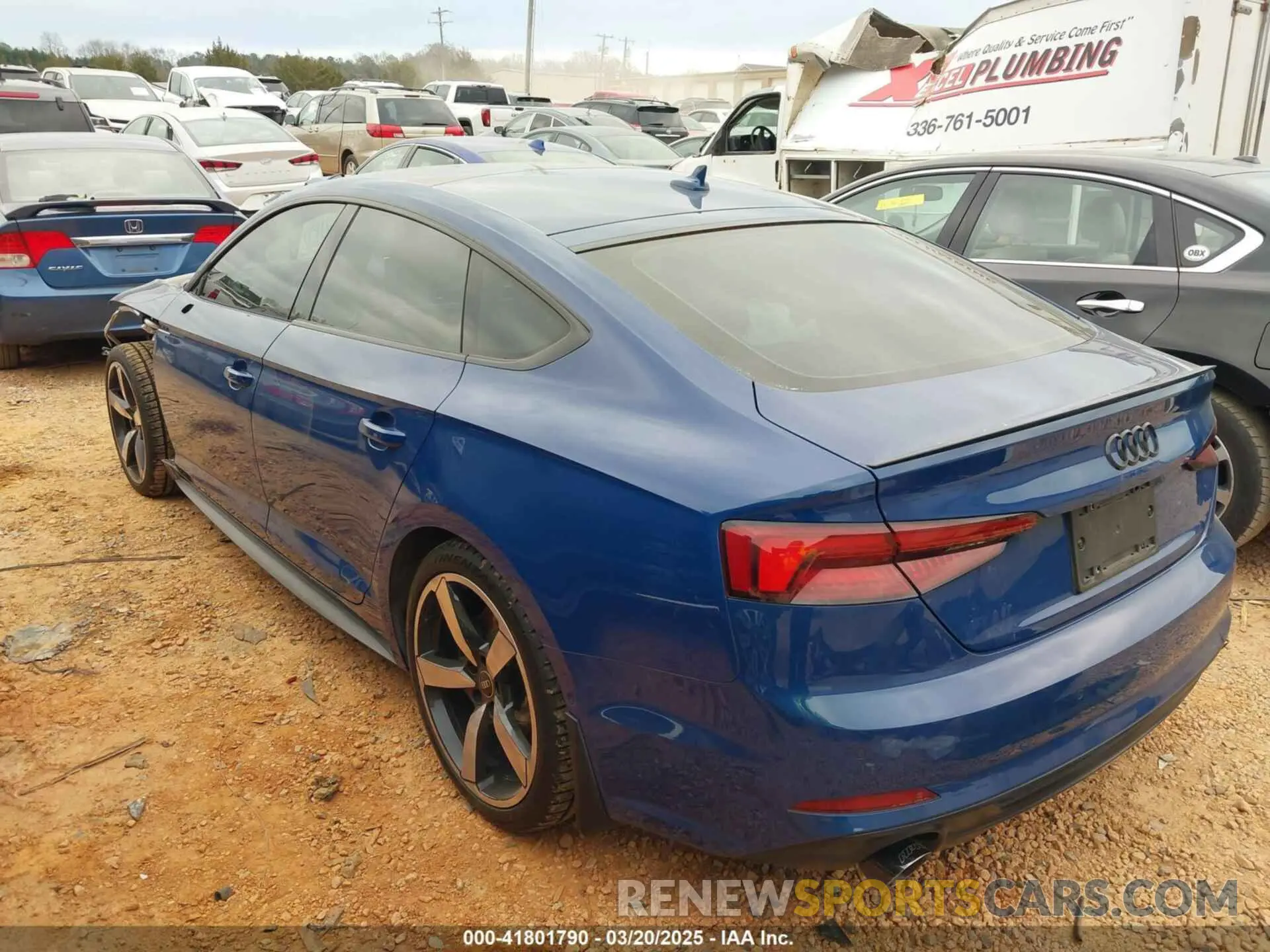 3 Фотография поврежденного автомобиля WAUFNCF55KA016463 AUDI A5 2019