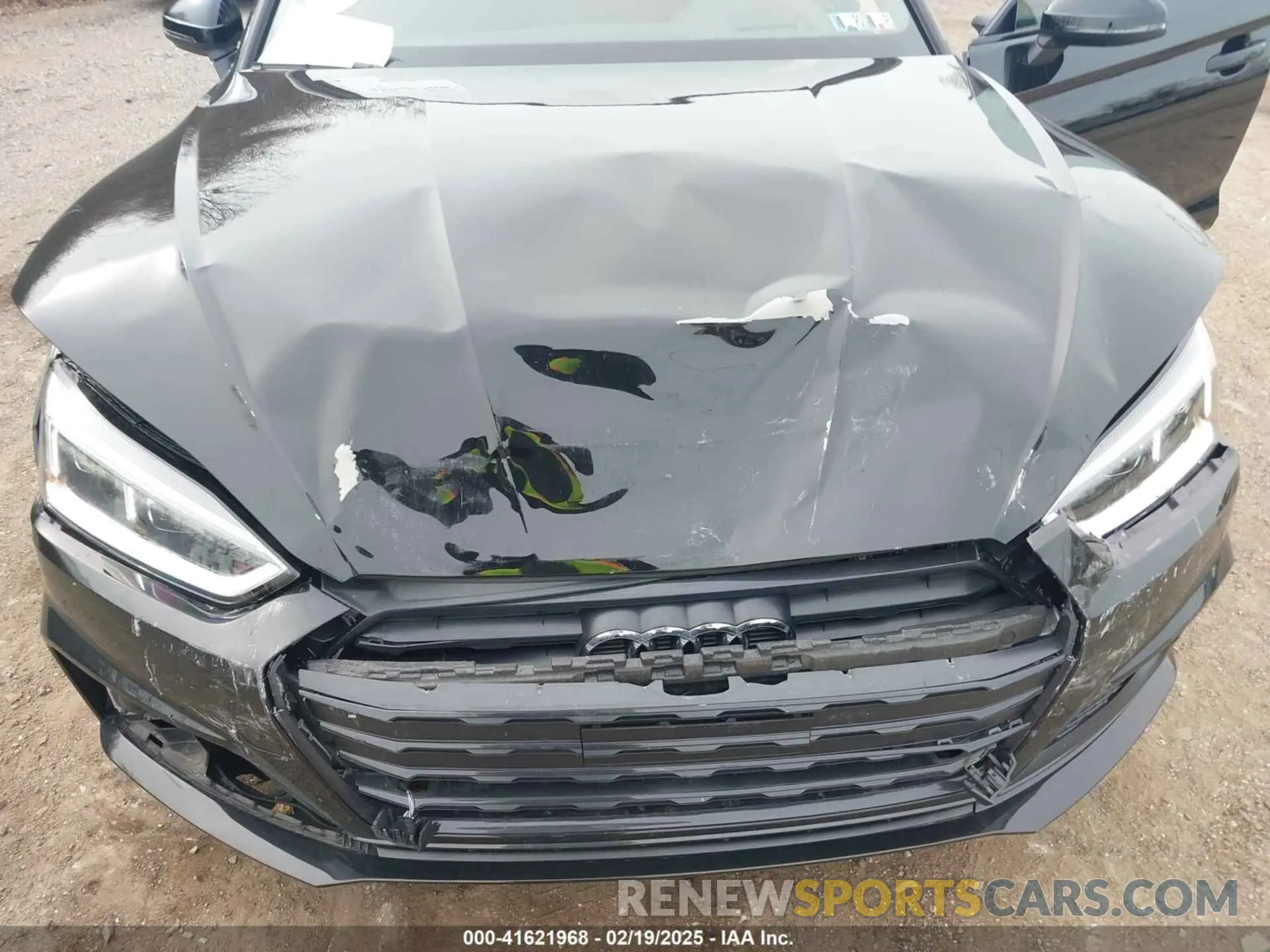 6 Photograph of a damaged car WAUFNCF56KA018173 AUDI A5 2019