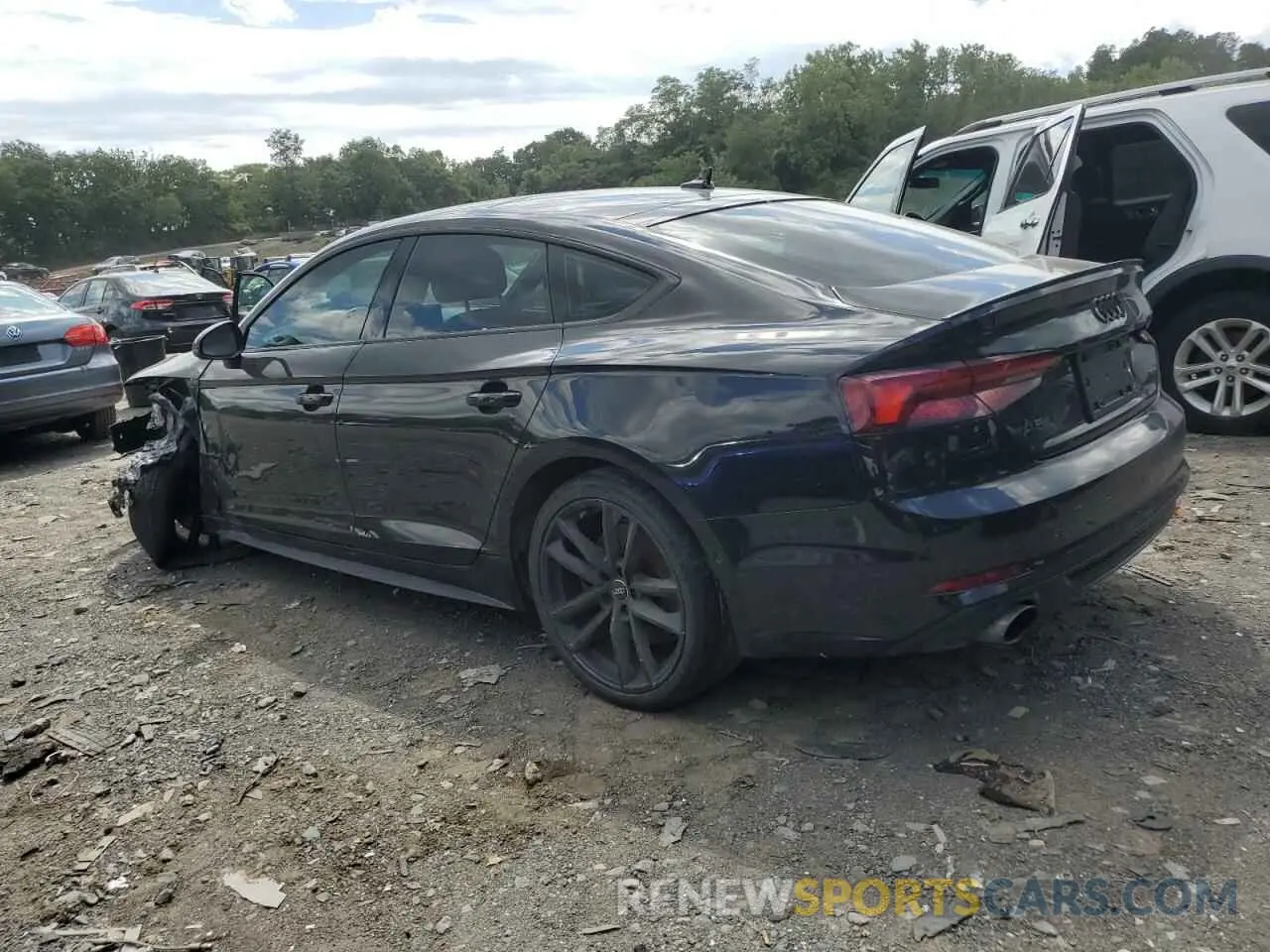 2 Photograph of a damaged car WAUFNCF5XKA026311 AUDI A5 2019