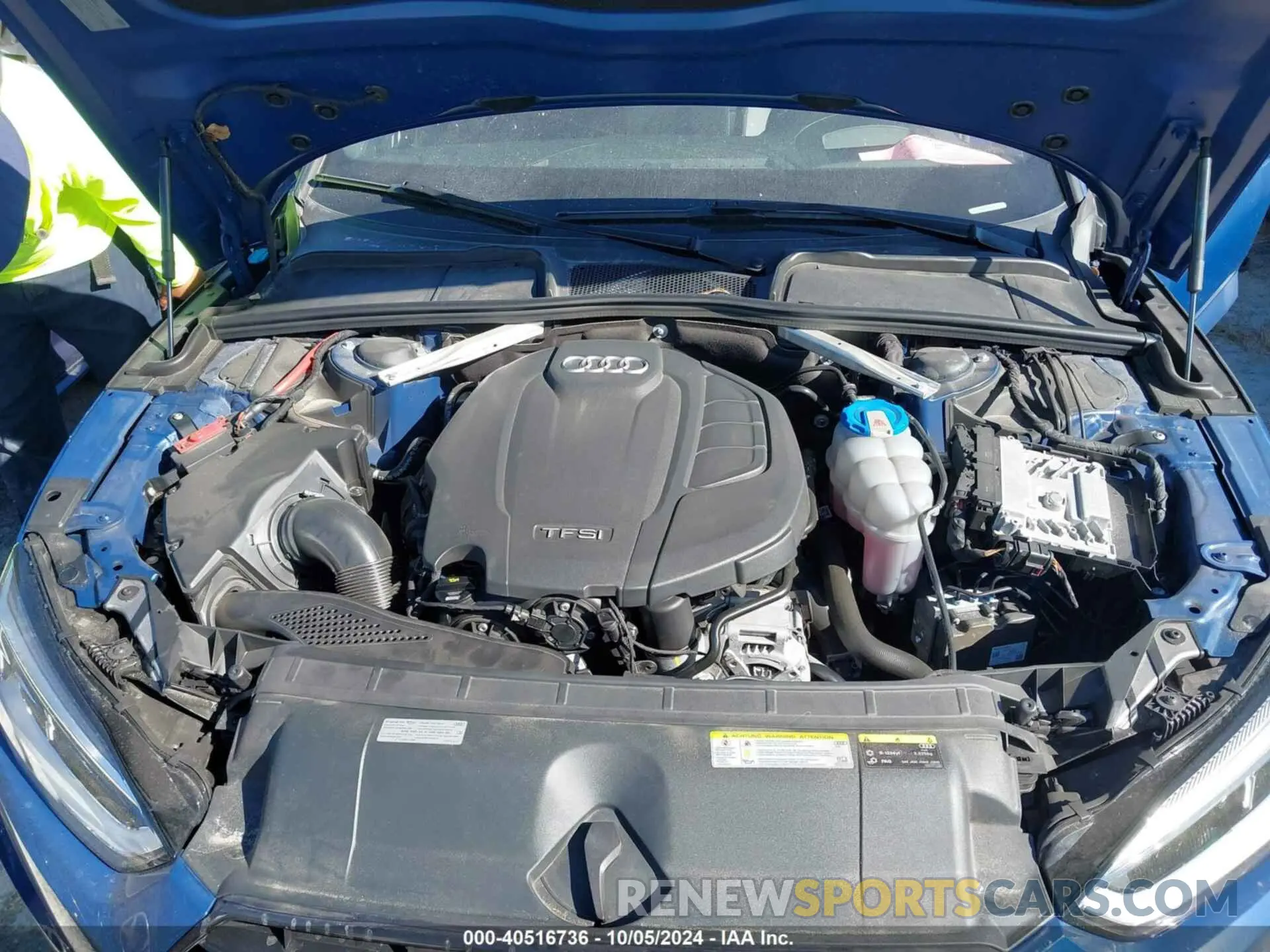 10 Фотография поврежденного автомобиля WAUFNDF58KA007147 AUDI A5 2019