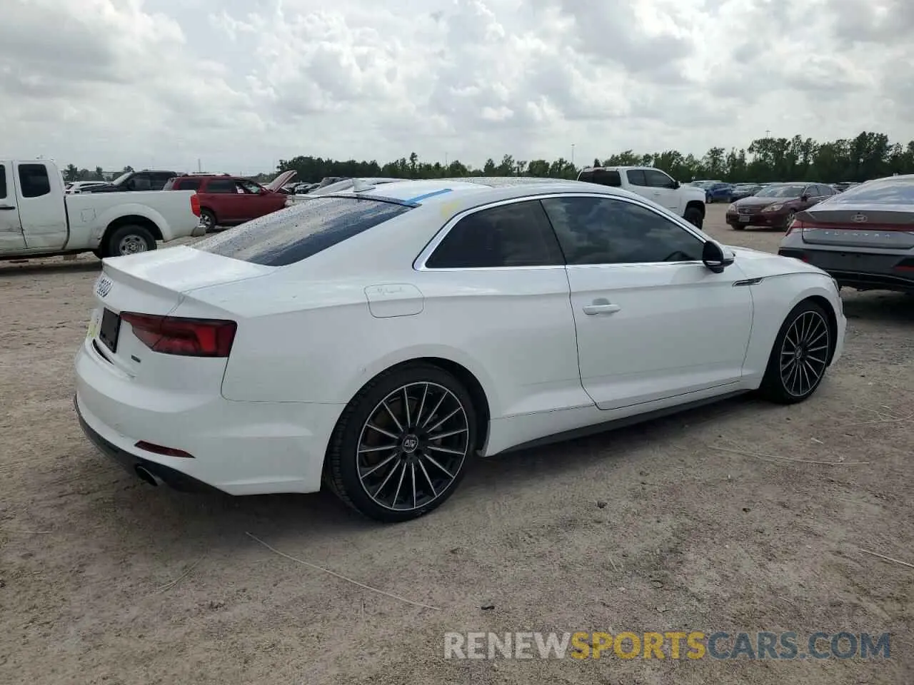 3 Photograph of a damaged car WAUSNAF53KA019395 AUDI A5 2019