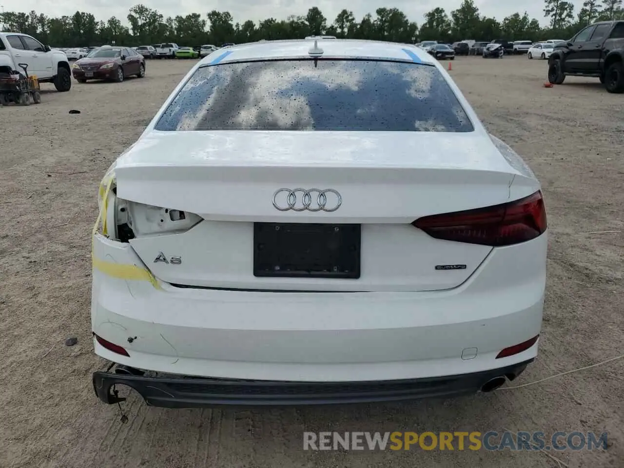 6 Photograph of a damaged car WAUSNAF53KA019395 AUDI A5 2019