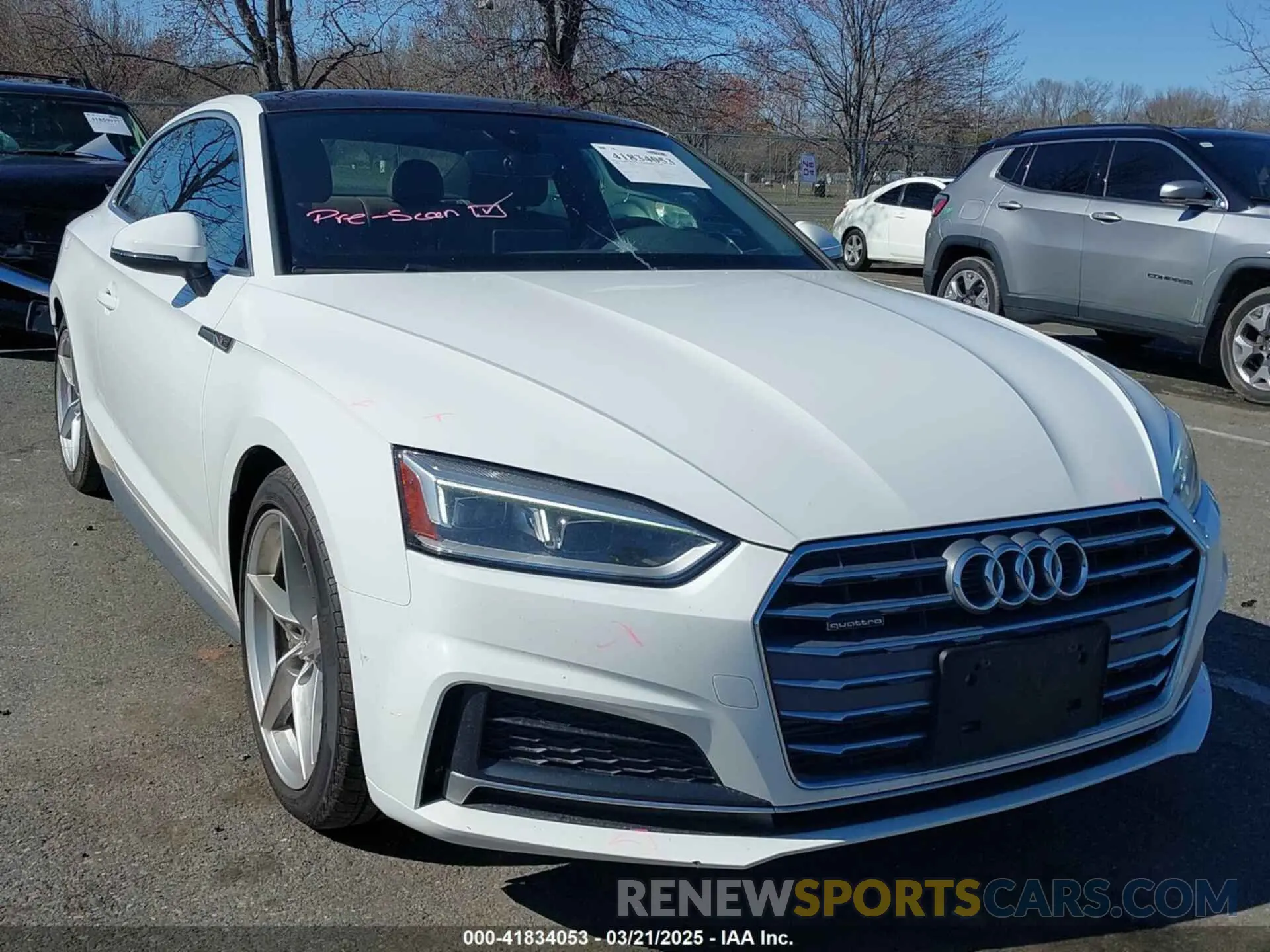 1 Фотография поврежденного автомобиля WAUSNAF53KA026928 AUDI A5 2019