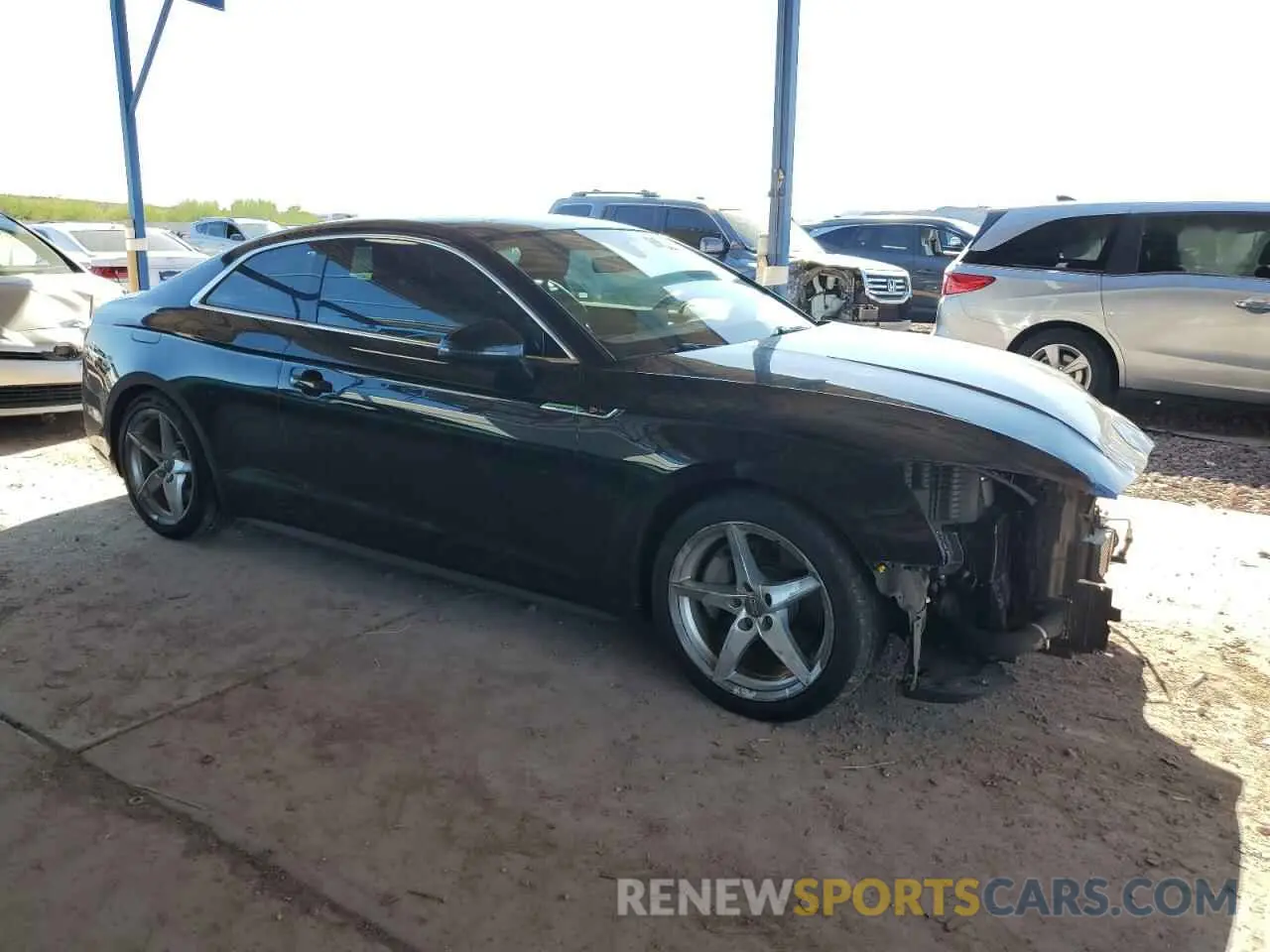 4 Фотография поврежденного автомобиля WAUSNAF5XKA014890 AUDI A5 2019