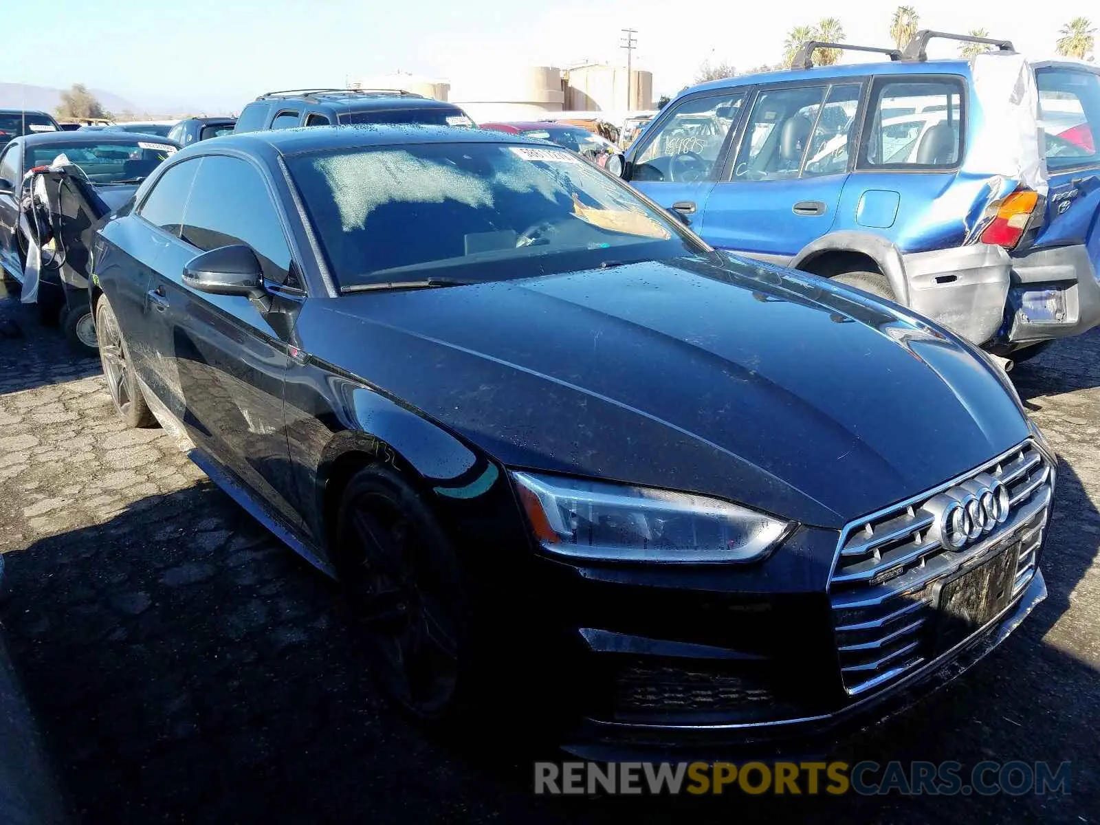 1 Photograph of a damaged car WAUSNAF5XKA015229 AUDI A5 2019