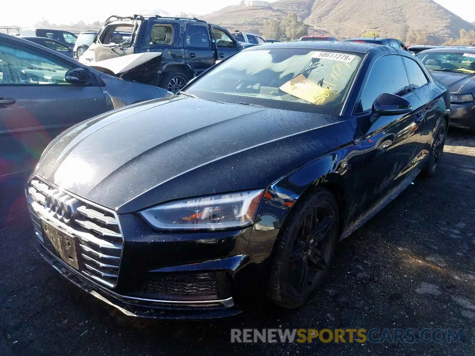 2 Photograph of a damaged car WAUSNAF5XKA015229 AUDI A5 2019