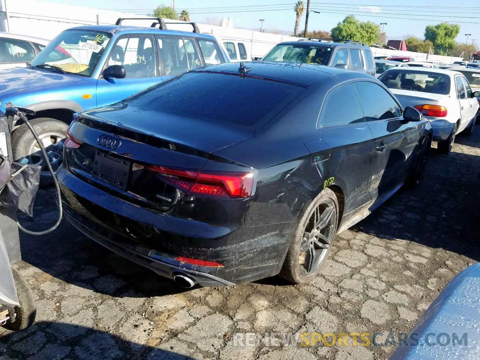 4 Photograph of a damaged car WAUSNAF5XKA015229 AUDI A5 2019